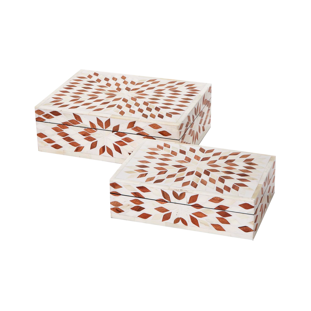 Raffles S2 Hinged Covered Box - The Well Appointed House