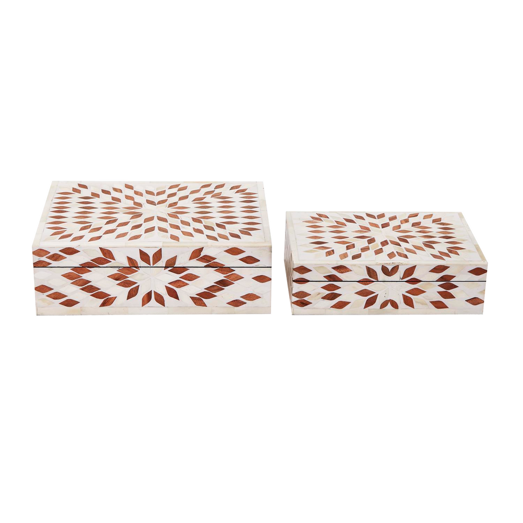 Raffles S2 Hinged Covered Box - The Well Appointed House