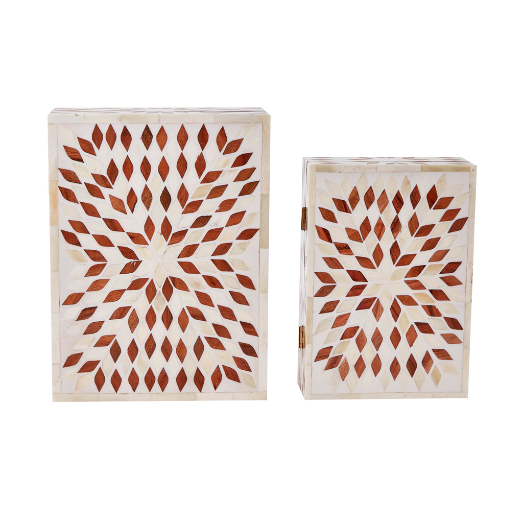 Raffles S2 Hinged Covered Box - The Well Appointed House