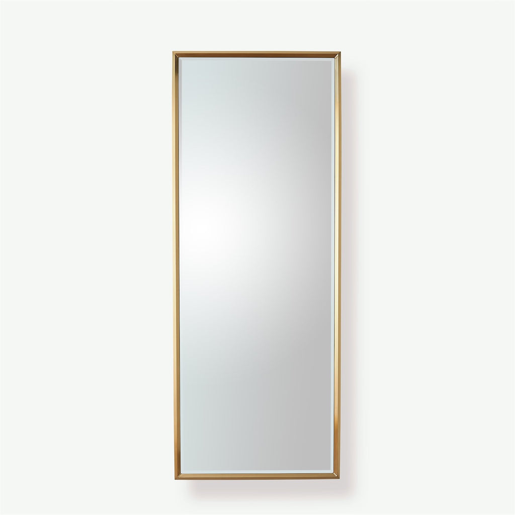 Brass Reeves Floor Mirror - The Well Appointed House