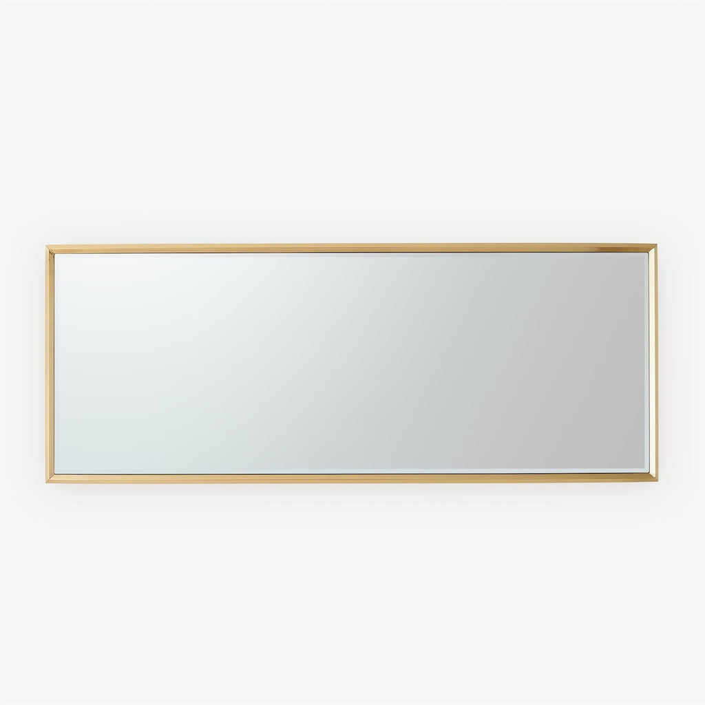 Brass Reeves Floor Mirror - The Well Appointed House