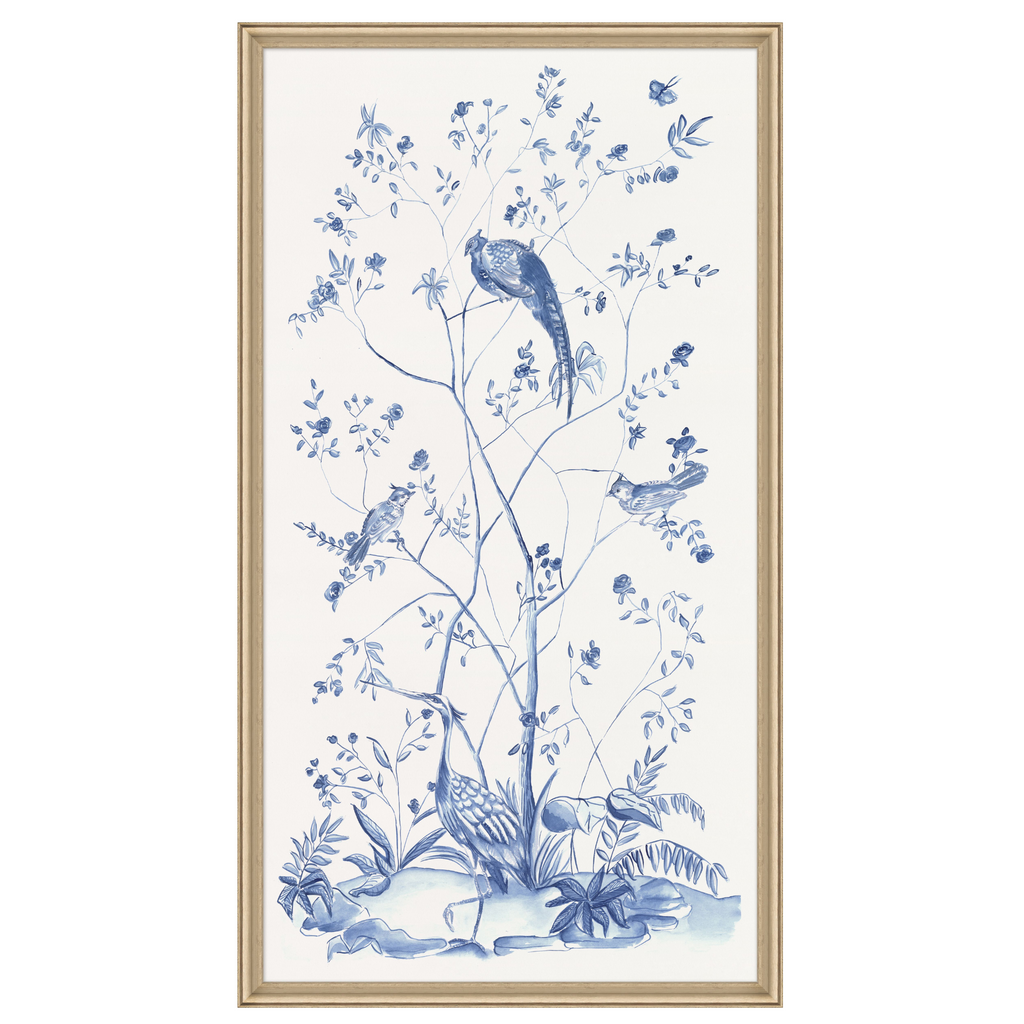 Regal Chinoiserie 2 Framed Wall Art - The Well Appointed House