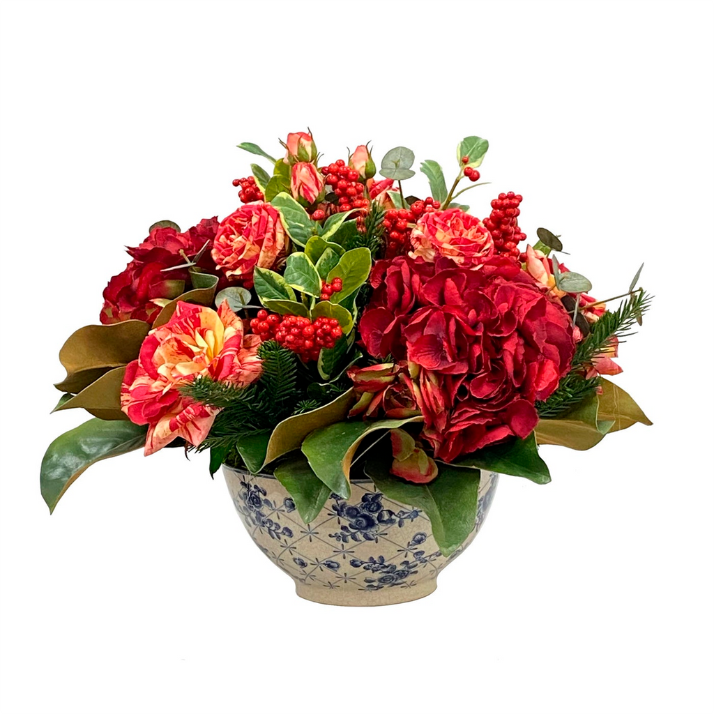 Rose Berry in Bowl 13″ - The Well Appointed House