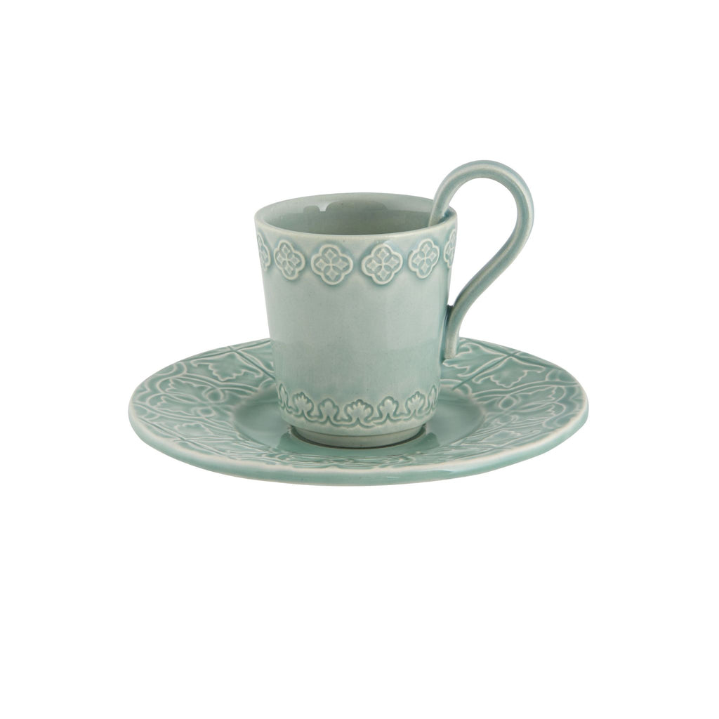 Rua Nova Coffee Cup and Saucer, Morning Blue- The Well Appointed House