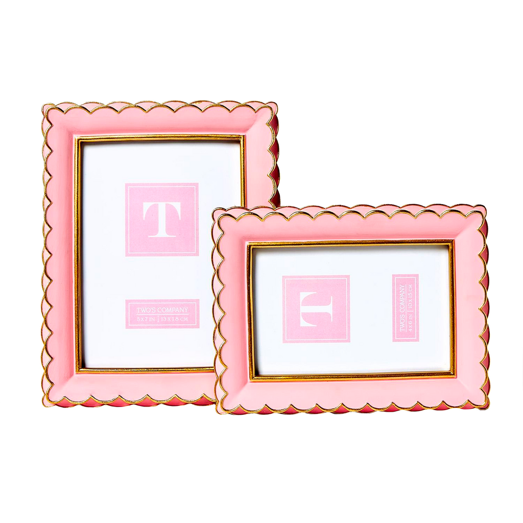 S2 Scalloped Picture Frames - The Well Appointed House