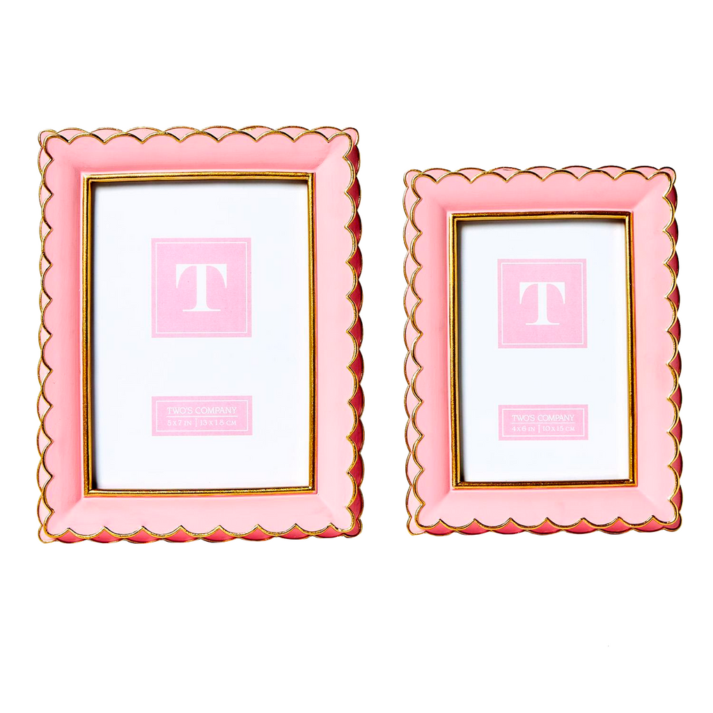 S2 Scalloped Picture Frames - The Well Appointed House