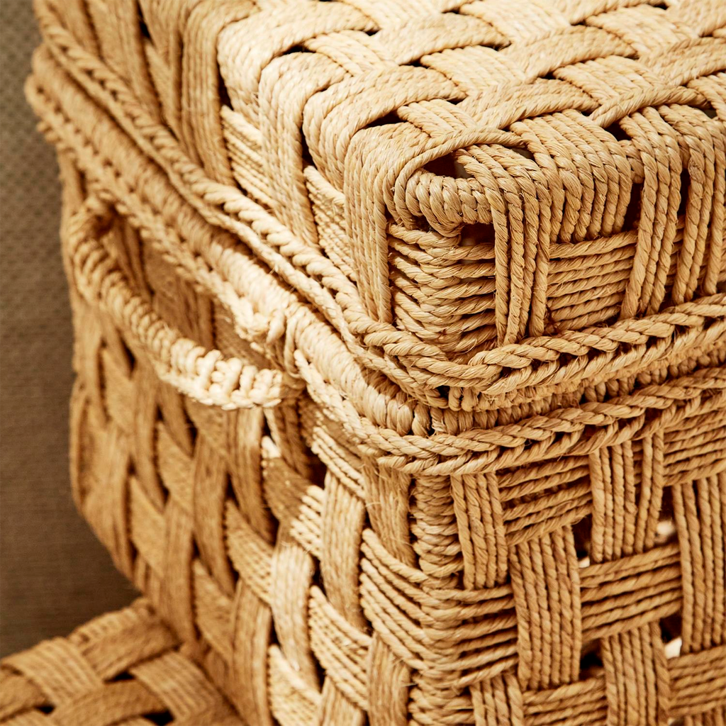 S3 Jute Rope Trunks nested - The Well Appointed House