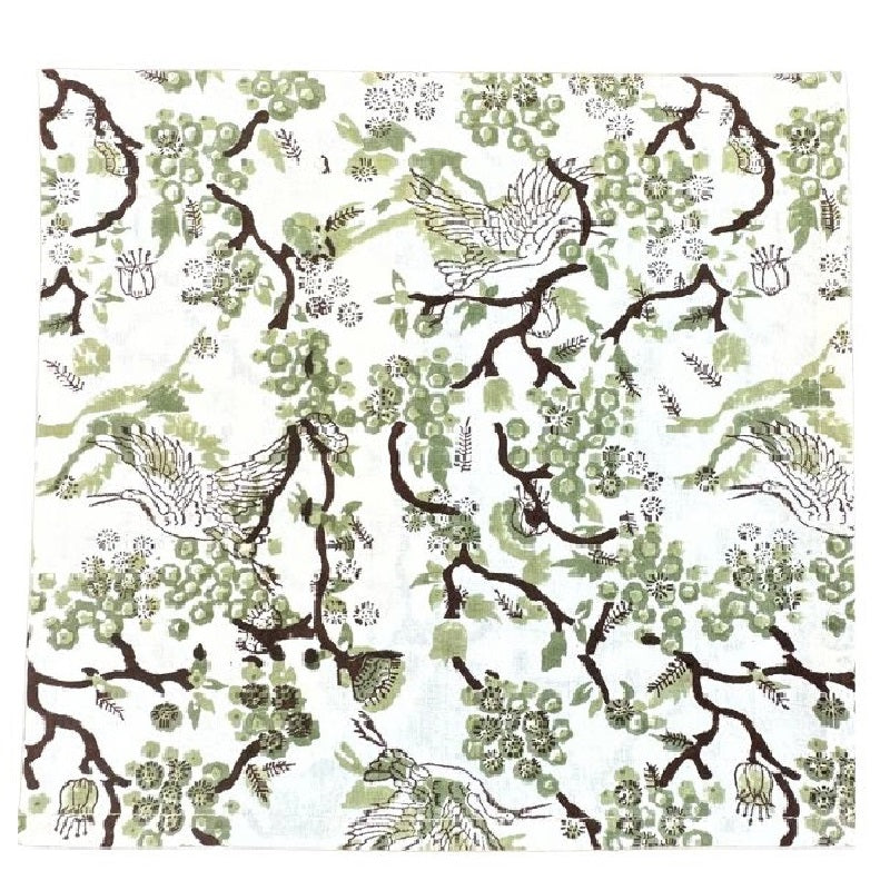 Toile de Jouy Birds - Sage in Napkins - The Well Appointed House
