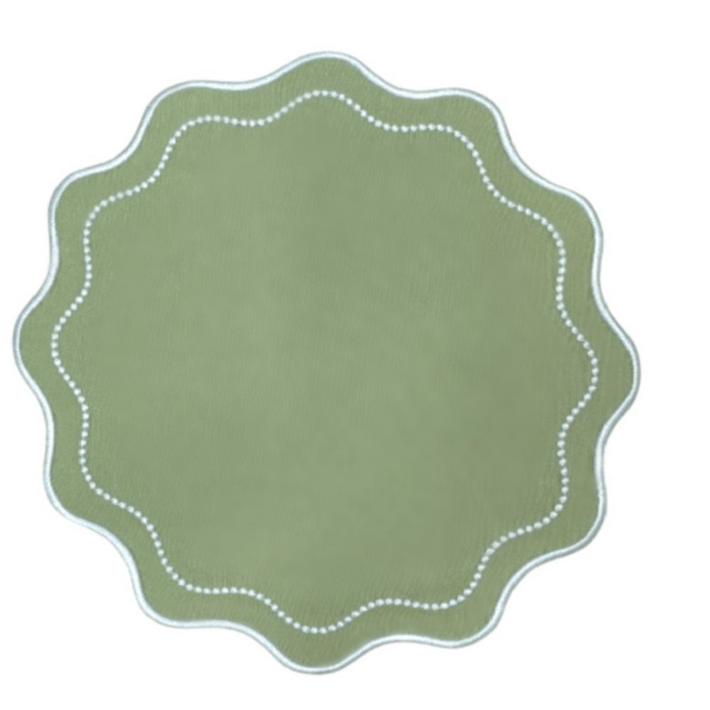 Sage Green Waverly Placemat, Set of 4 - The Well Appointed House
