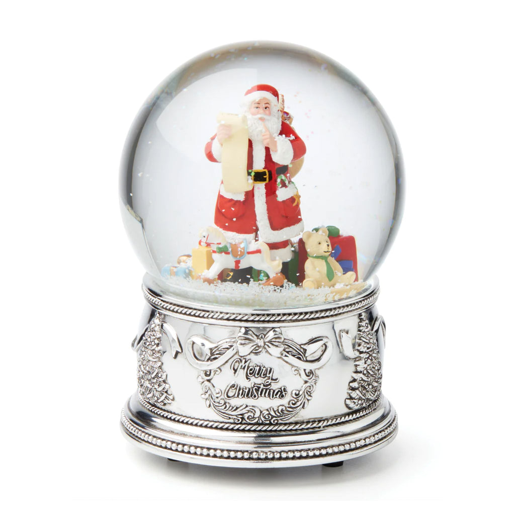 Santa's Musical Snow Globe-  The Well Appointed House