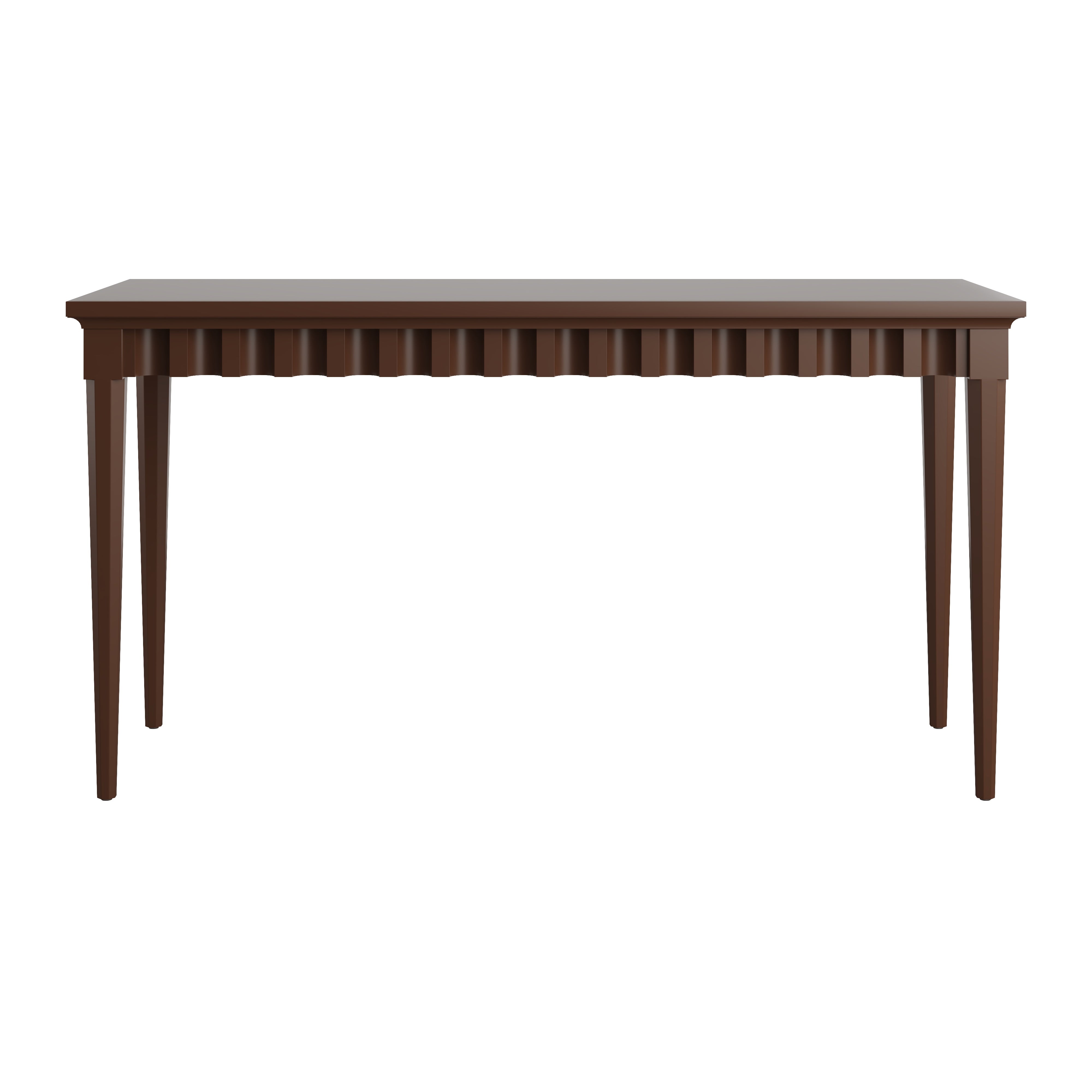 Console Table Image Free Custom Painted Scalloped Console Table – The Well Appointed House
