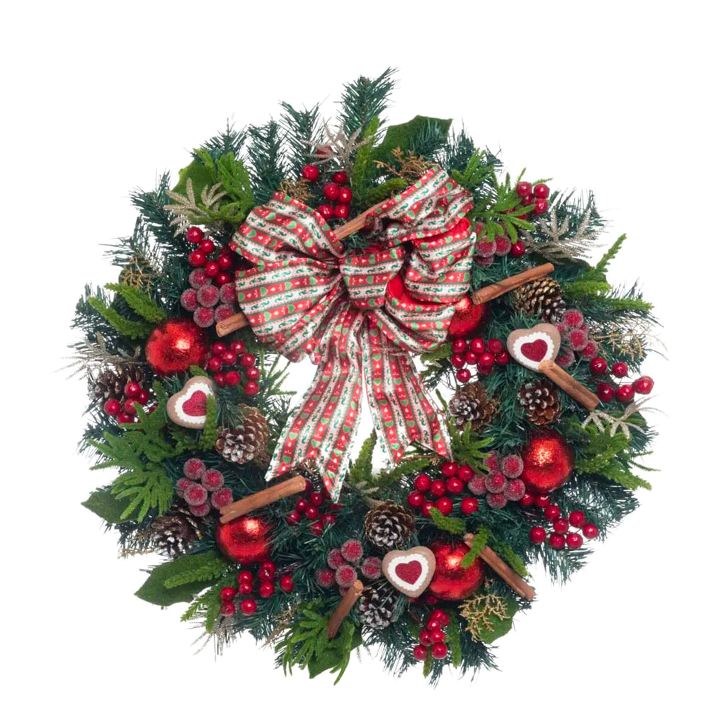 Seasoned Greetings Wreath- The Well Appointed House