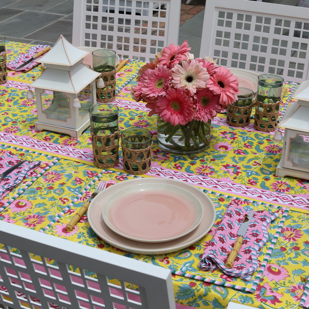 Stoneware Salad Plates in Vintage Rose and Cream - The Well Appointed House