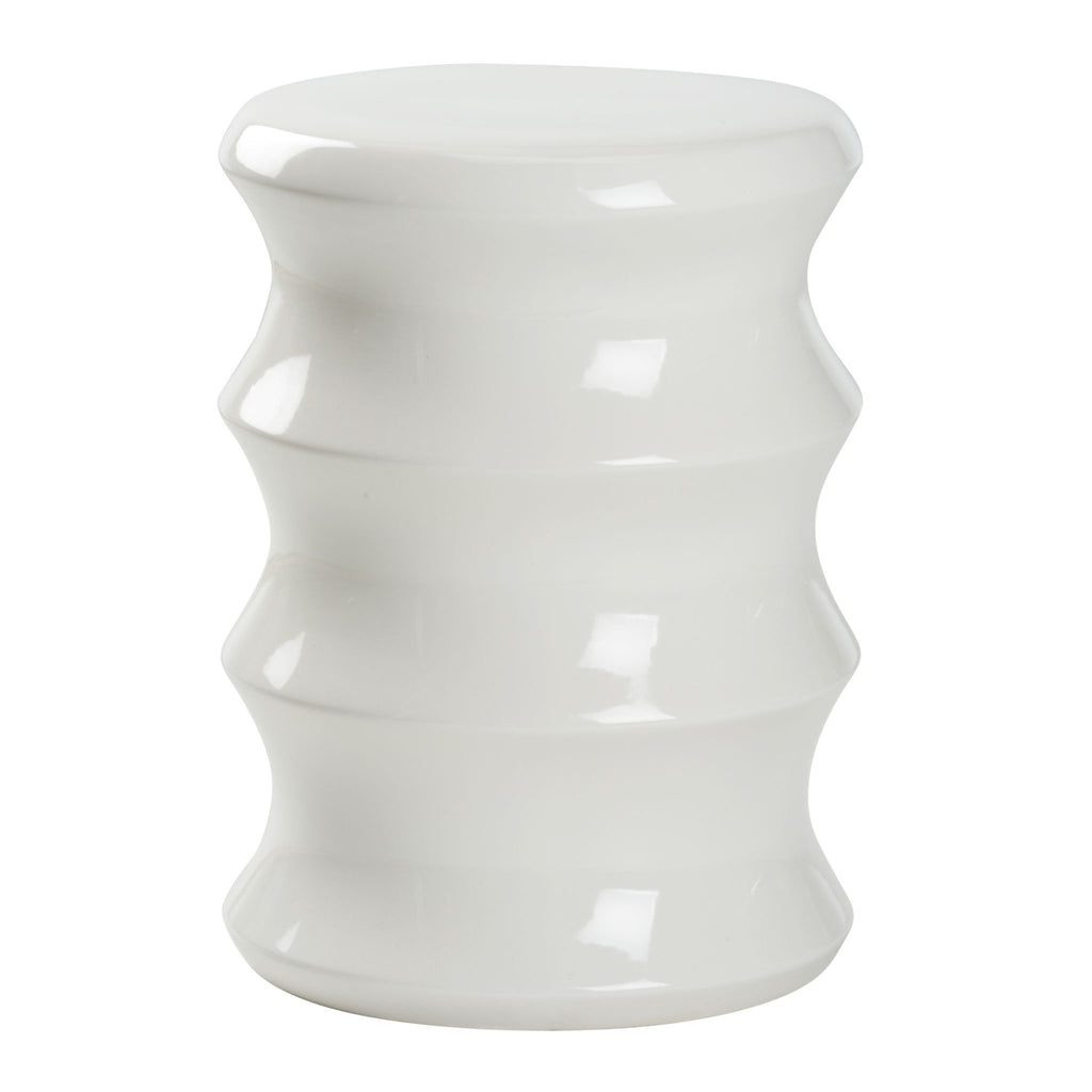 Shelbourne Garden Seat in White - The Well Appointed House