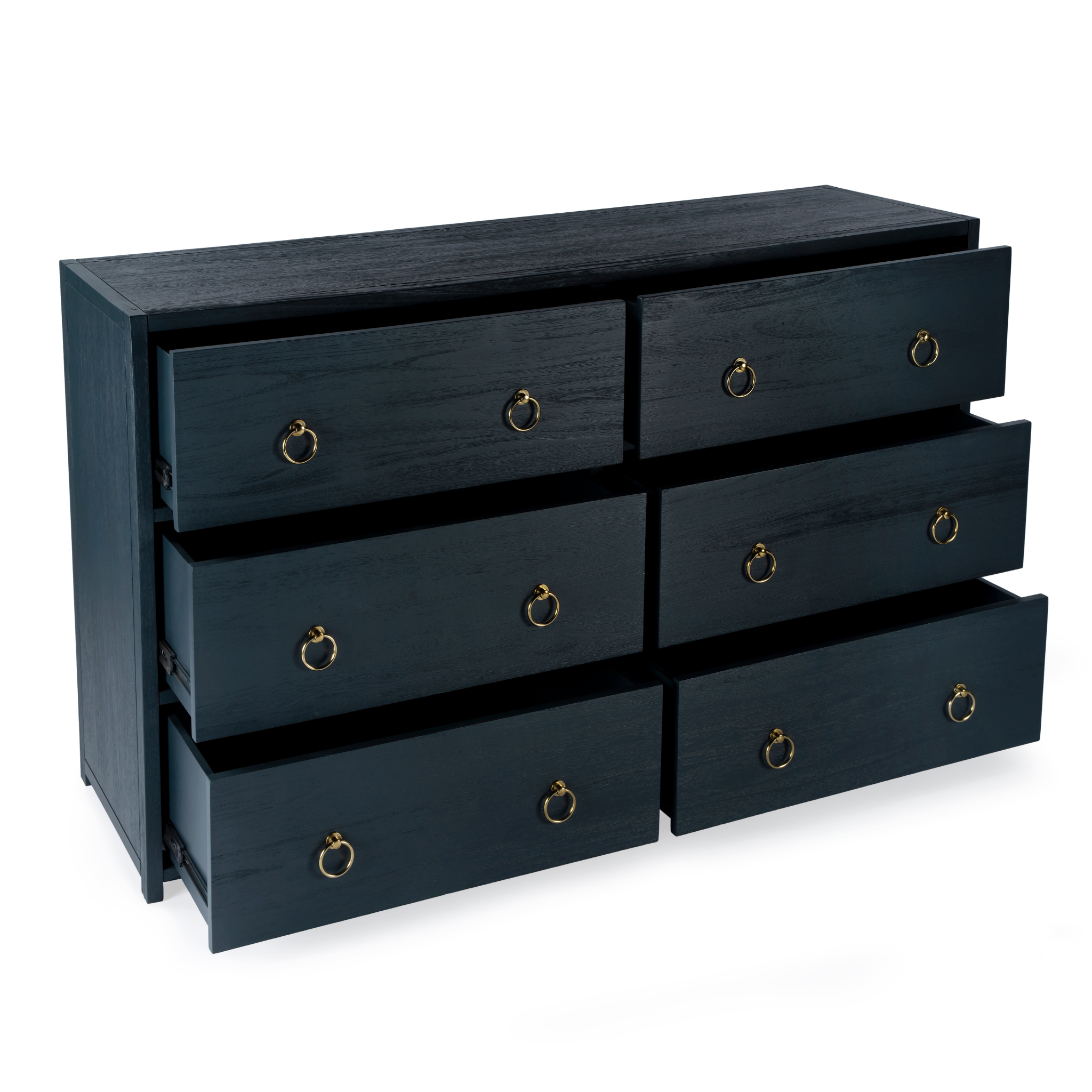 when does the navy switch to dress blues Extra Large 6-Drawer in Deep Navy Blue | Frances Collection | Villa & main image 0
