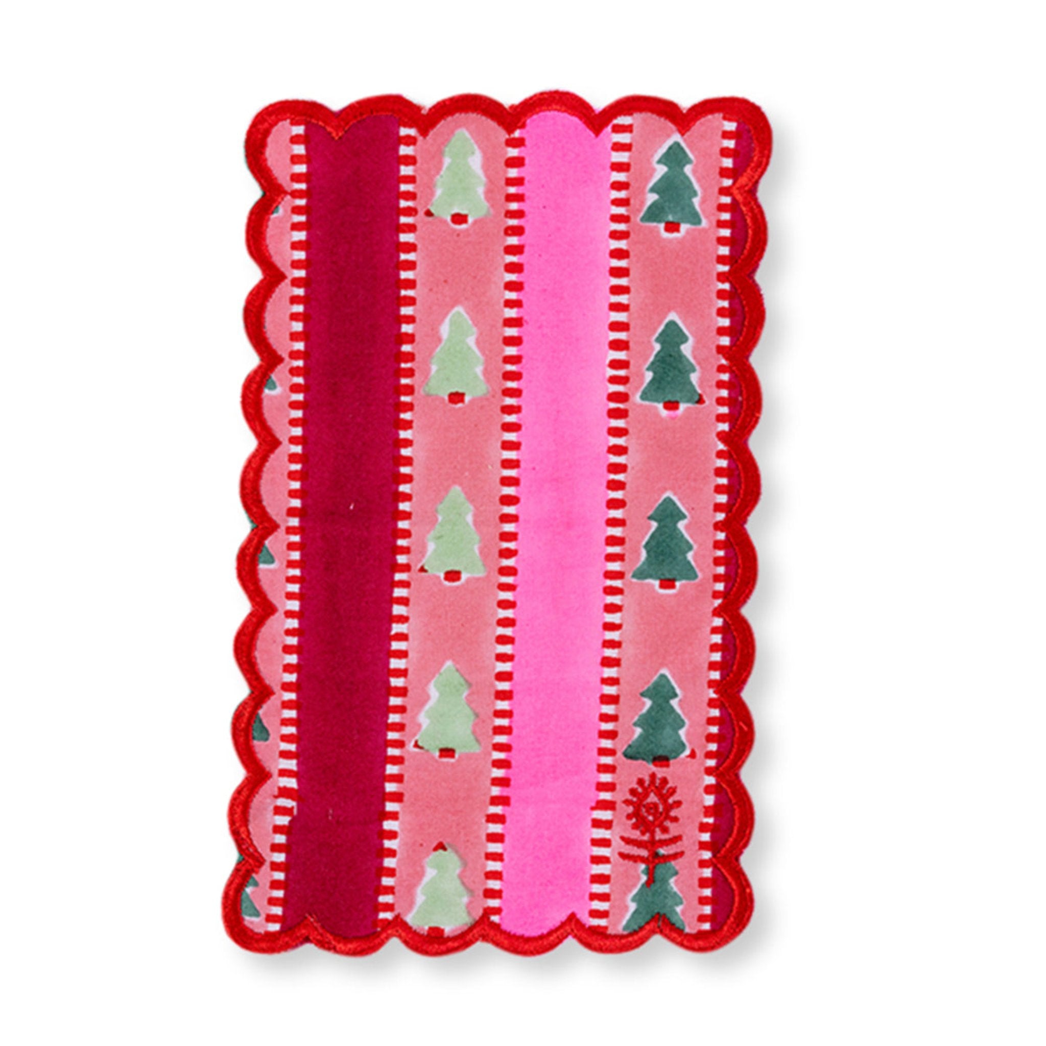 Snowwood Stripe Cocktail Napkins, Set of 6 The Well Appointed House