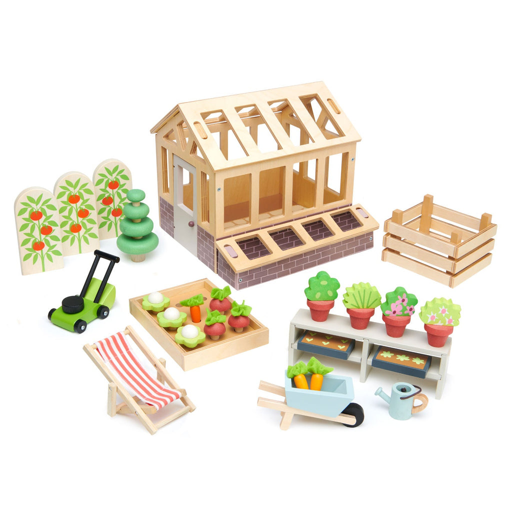 Greenhouse and Garden Set - The Well Appointed House