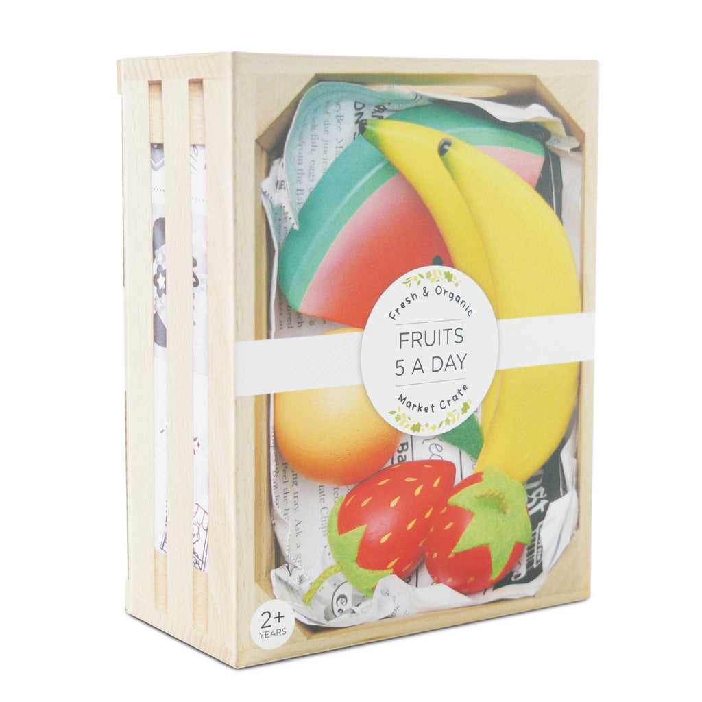Smoothie Fruit Wooden Market Crate - The Well Appointed House