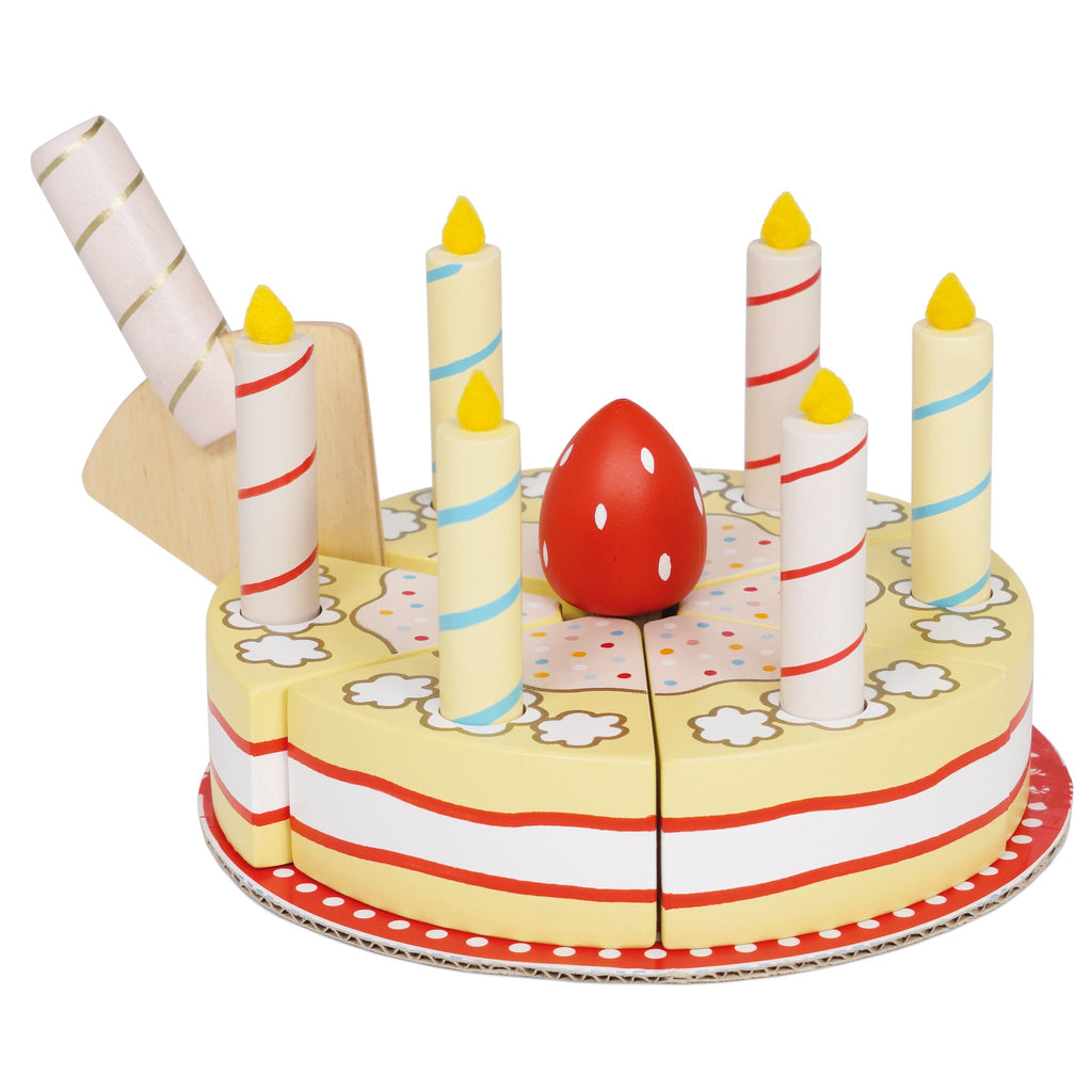 Sliceable Birthday Cake & Candles - The Well Appointed House