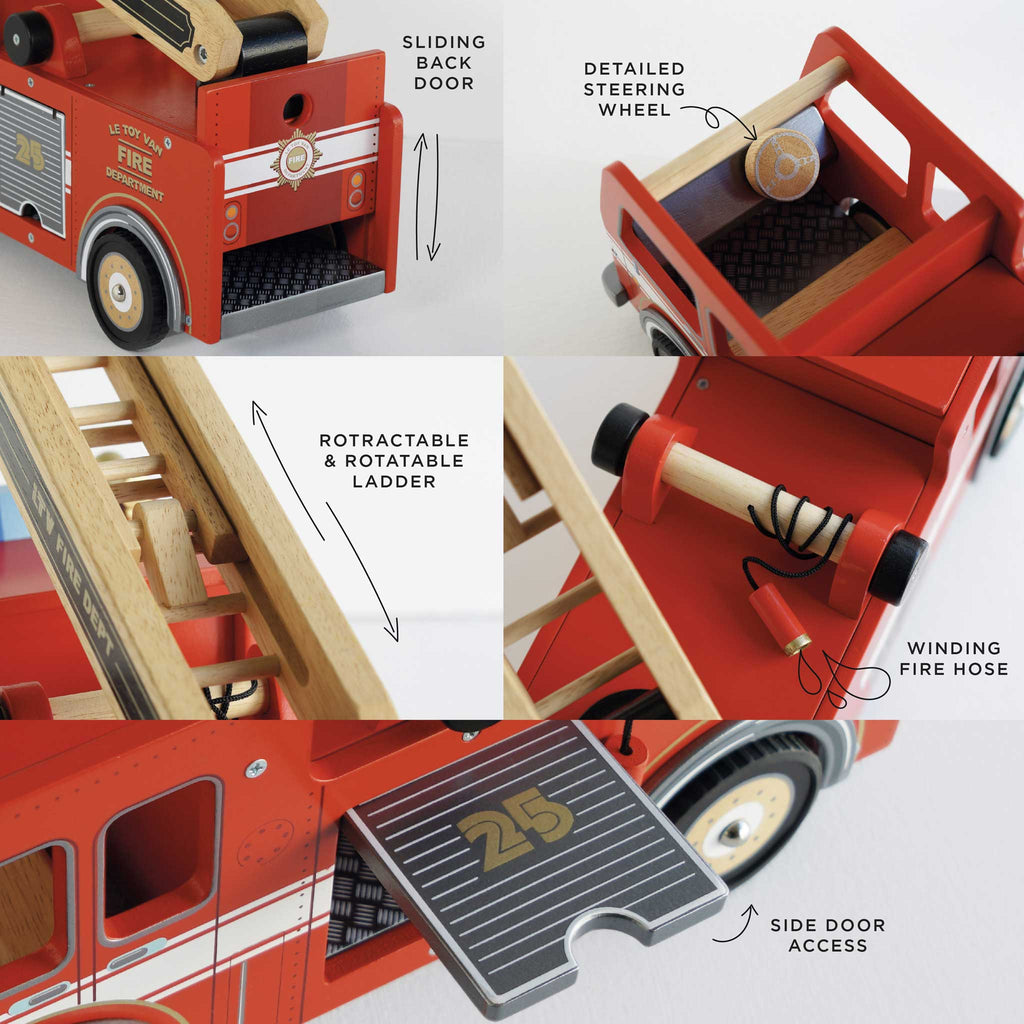 Wooden Fire Truck - The Well Appointed House