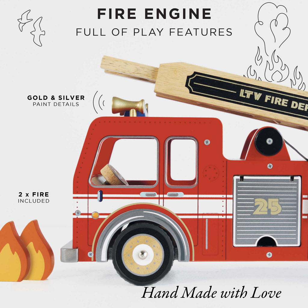 Wooden Fire Truck - The Well Appointed House