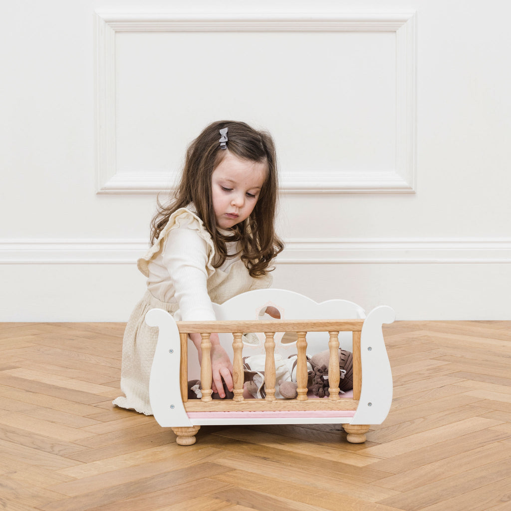 Sleigh Doll Cot & Crib - The Well Appointed House