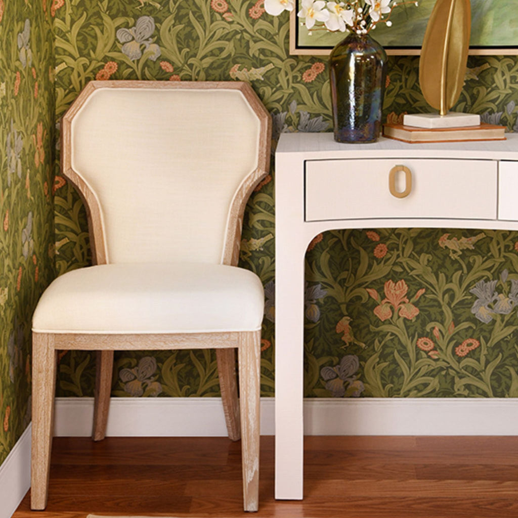 Tally Dining Chair in Cerused Oak - The Well Appointed House