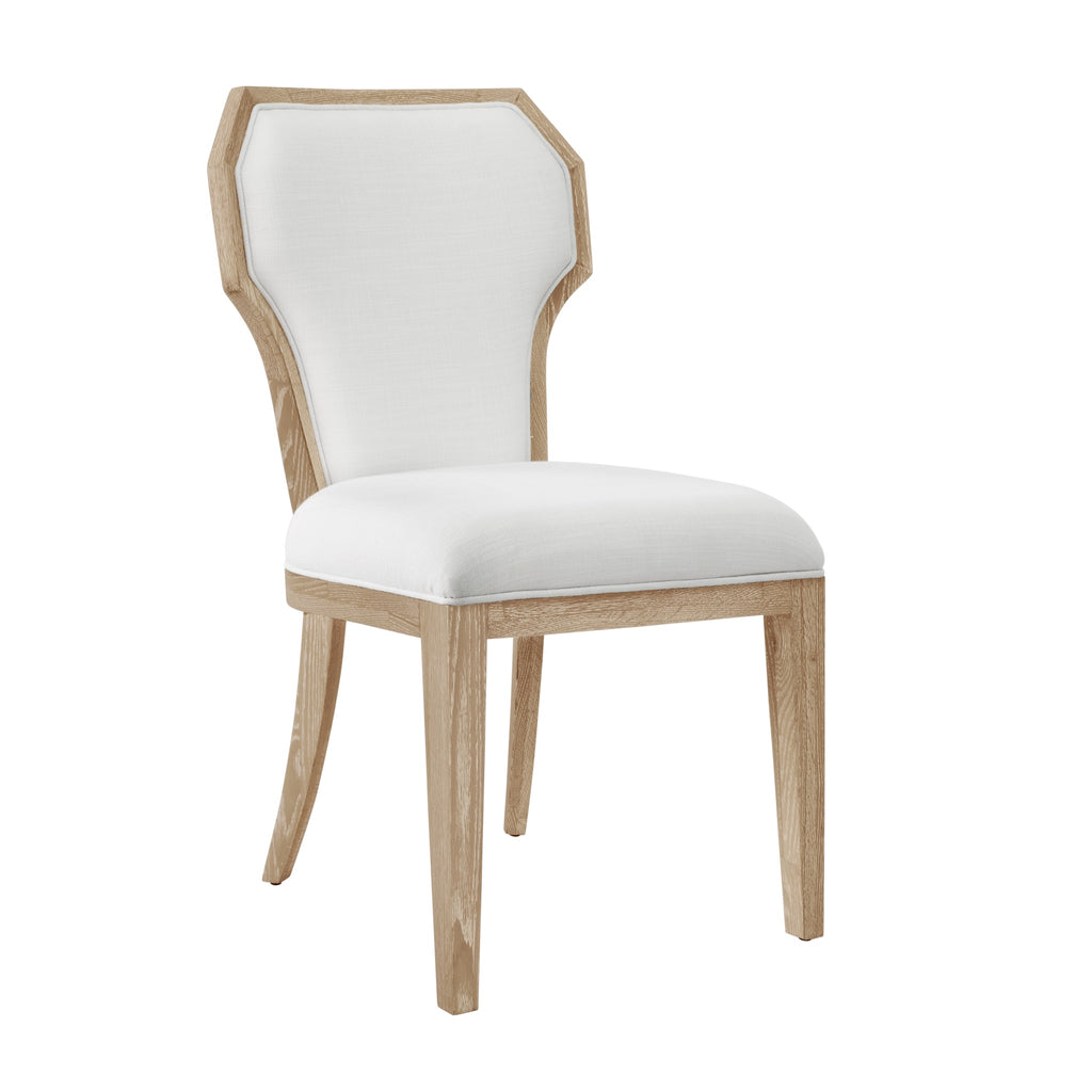 Tally Dining Chair in Cerused Oak - The Well Appointed House