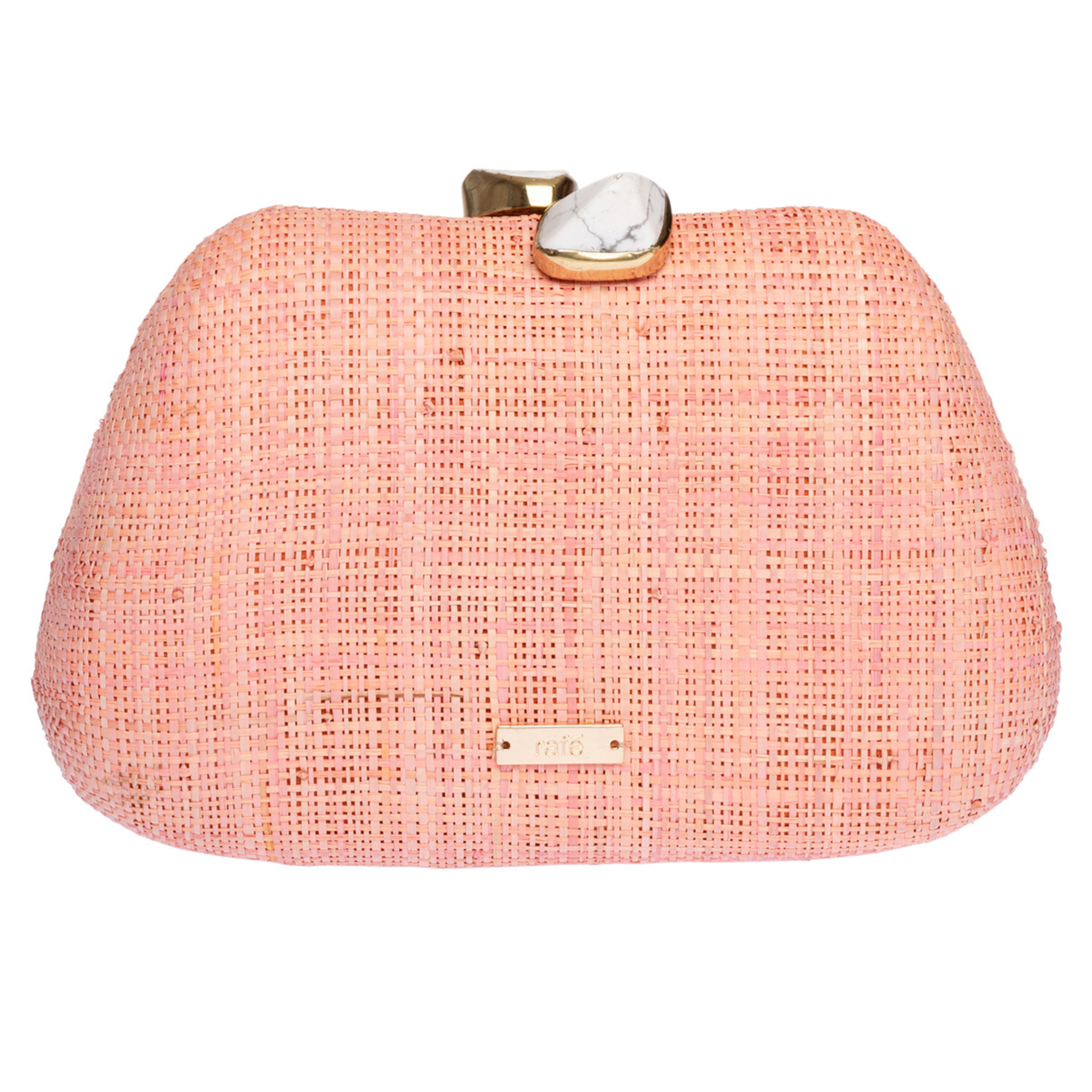 Tamu Bean Clutch - Pink Multi – The Well Appointed House