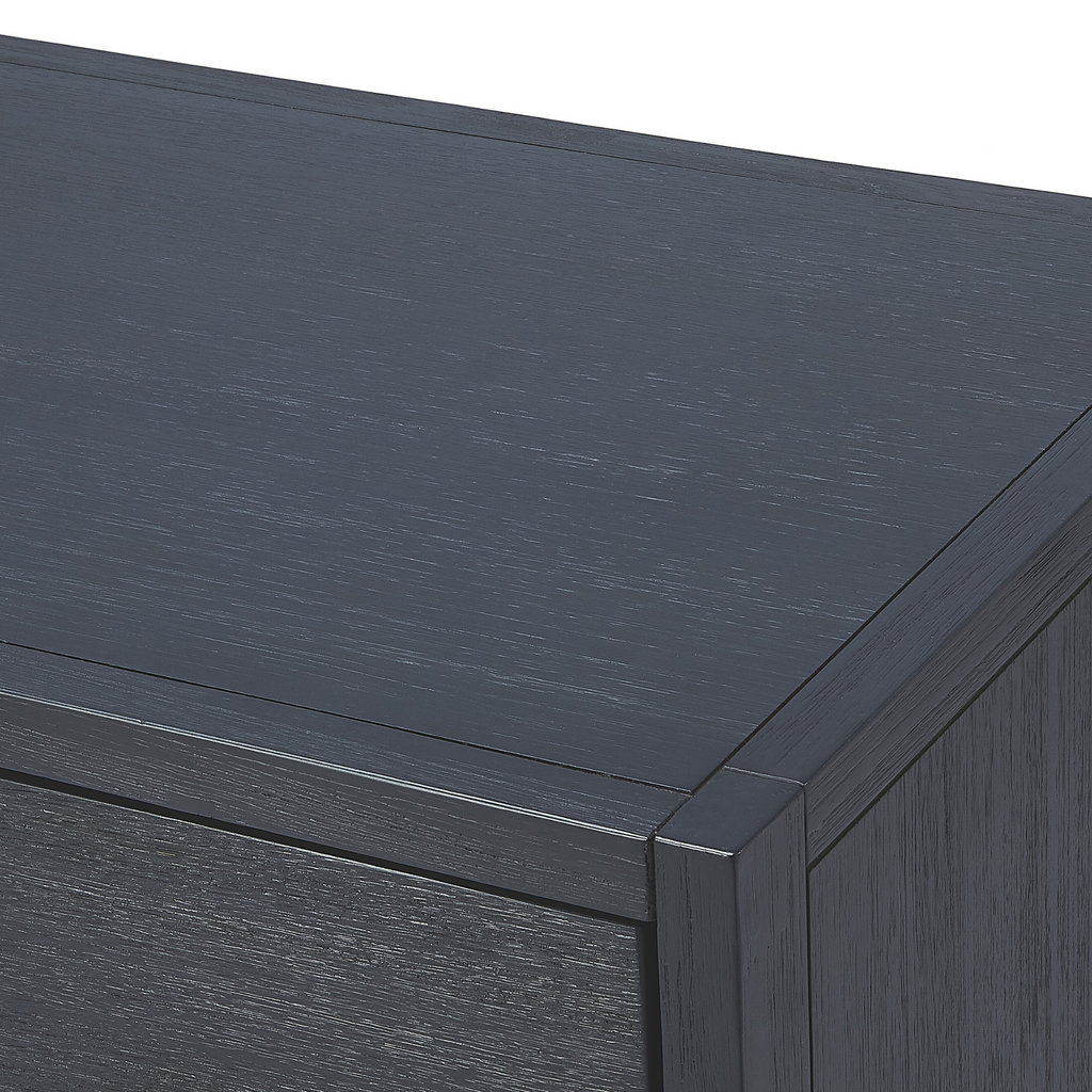 Three Drawer Chest in Navy - The Well Appointed House