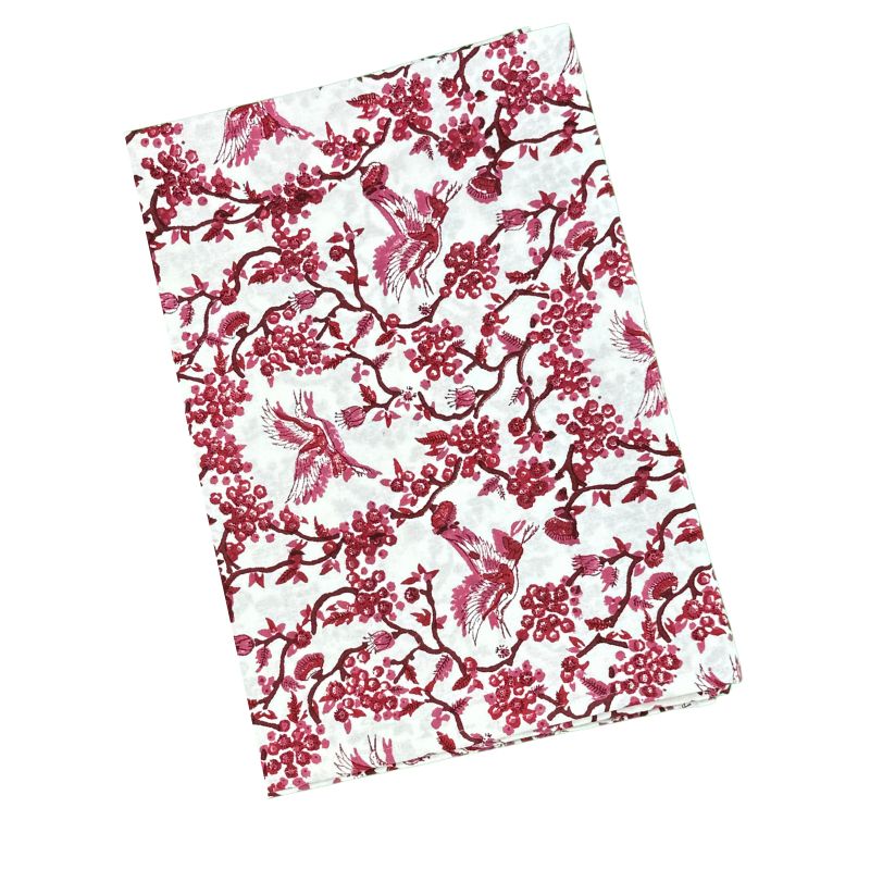 Toile De Jouy Birds in Wine Runner - The Well Appointed House