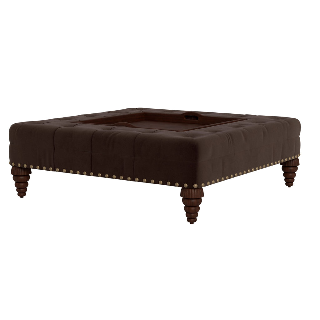 Tray Chic Ottoman- The Well Appointed House