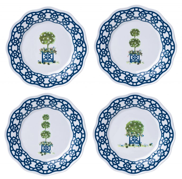 Trellis and Topiary Melamine Dinnerware Collection – The Well Appointed ...