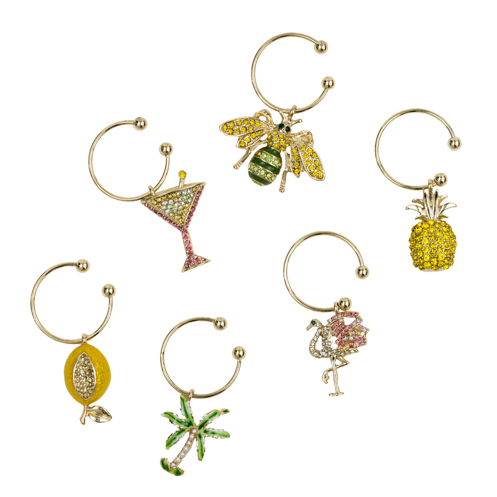 Tropical Wine Charms - The Well Appointed House
