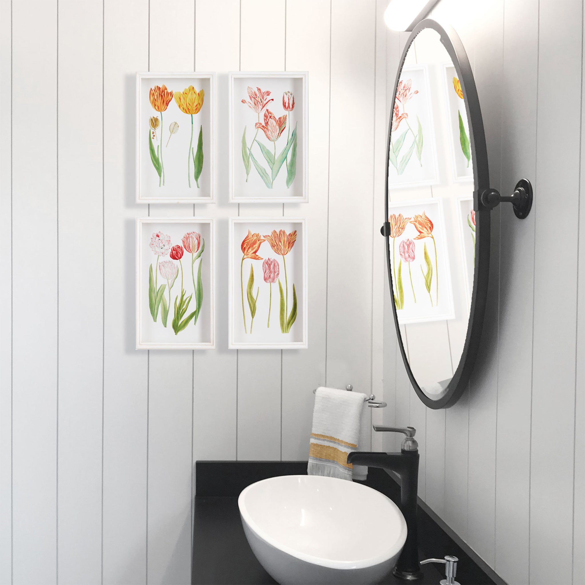 Tulip Prints - Set of 4 – The Well Appointed House