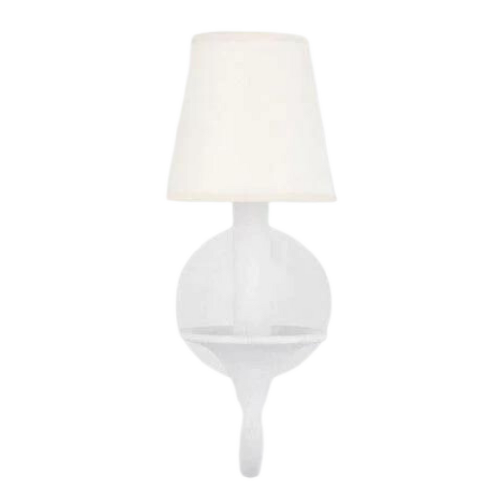 Windsor White Wall Sconce - Sconces - The Well Appointed House