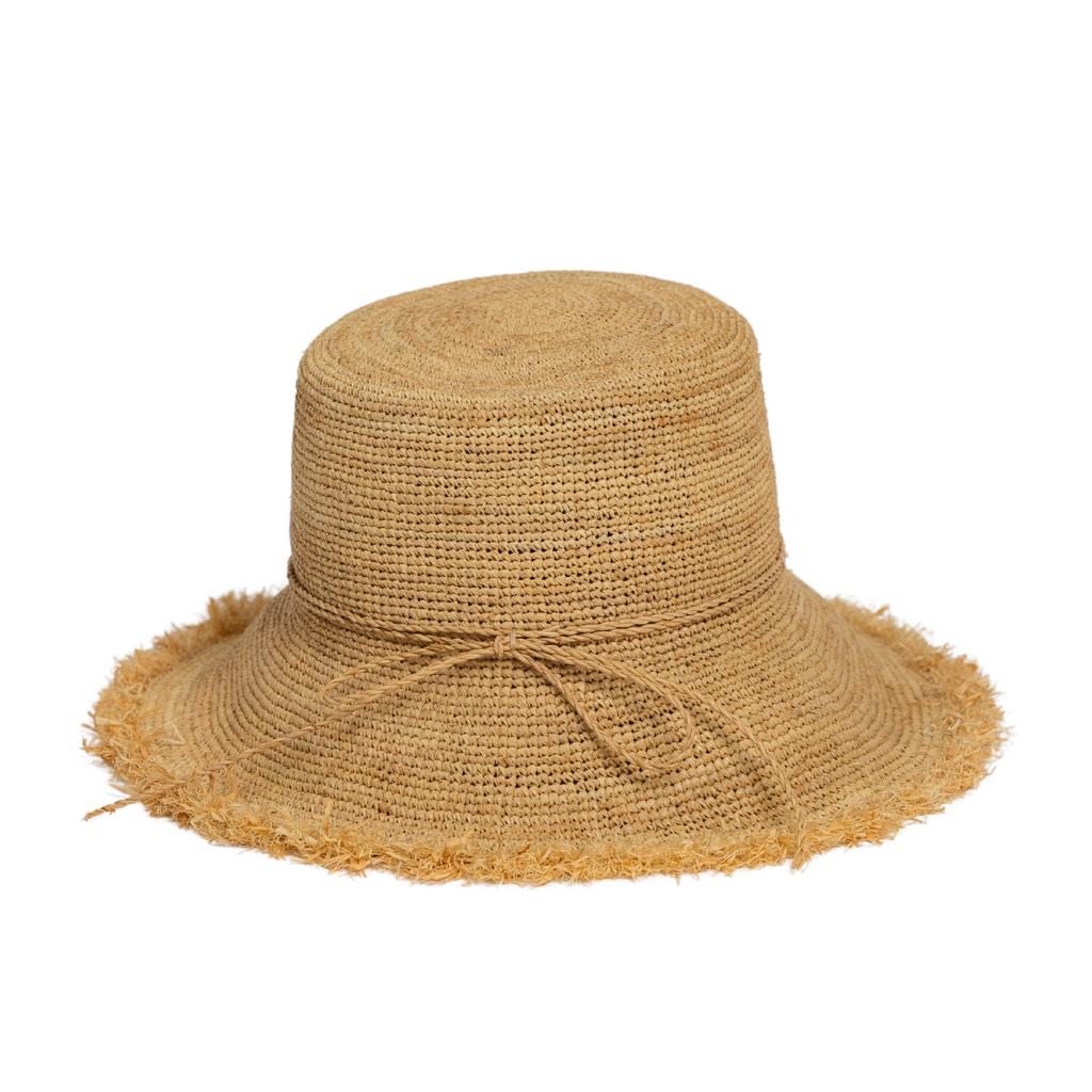  Packable Raffia Bucket Hat - The Well Appointed House