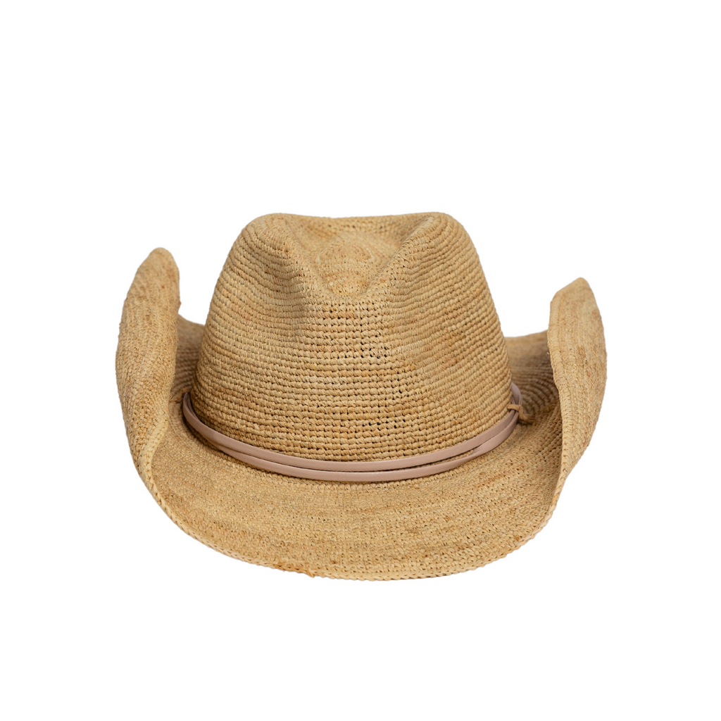Raffia Crochet Cowboy- Natural - The Well Appointed House