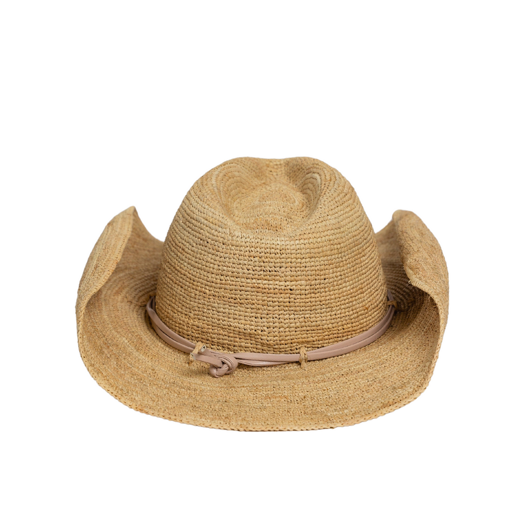 Raffia Crochet Cowboy- Natural - The Well Appointed House