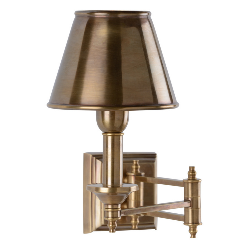 Manuscript Brass Sconce - The Well Appointed House