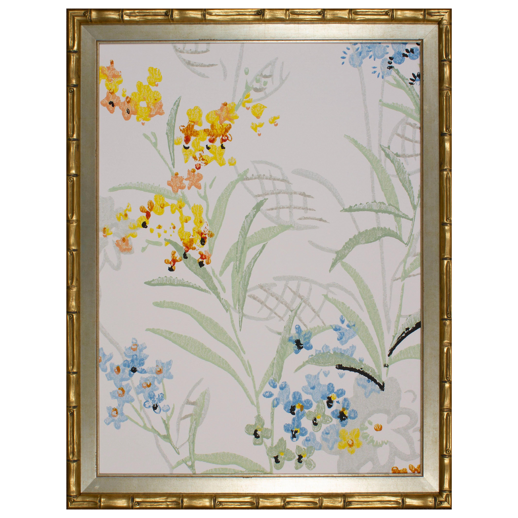 Grow Wild Symphony Thrive Artwork in Gold Frame - The Well Appointed House