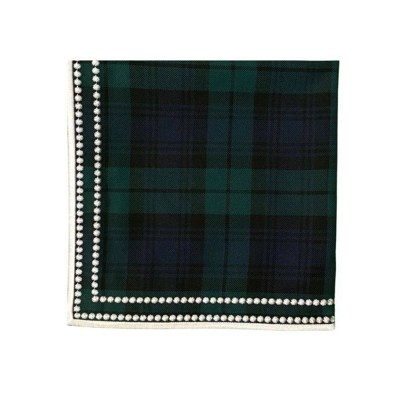 Charlotte Napkin in Black Watch Plaid - The Well Appoitned House