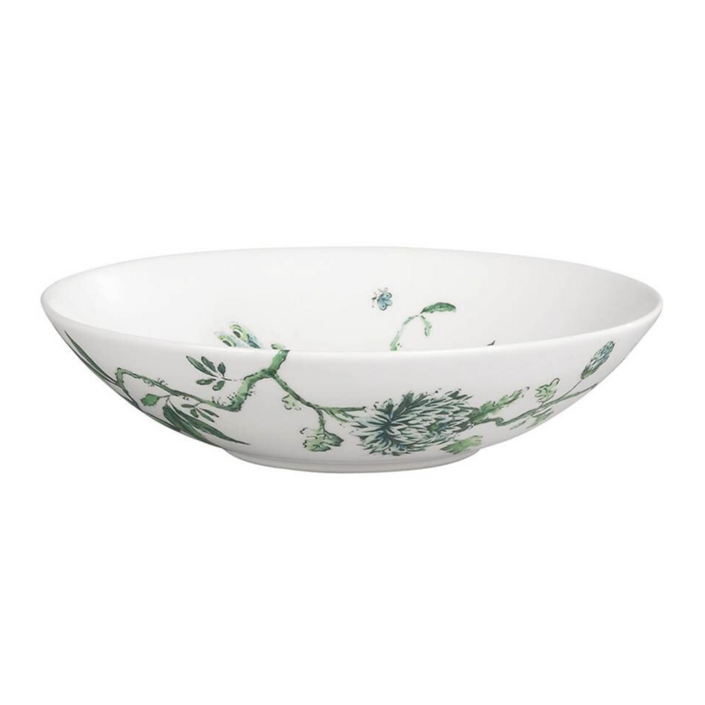 Chinoiserie White Soup Bowl - Well Appointed House