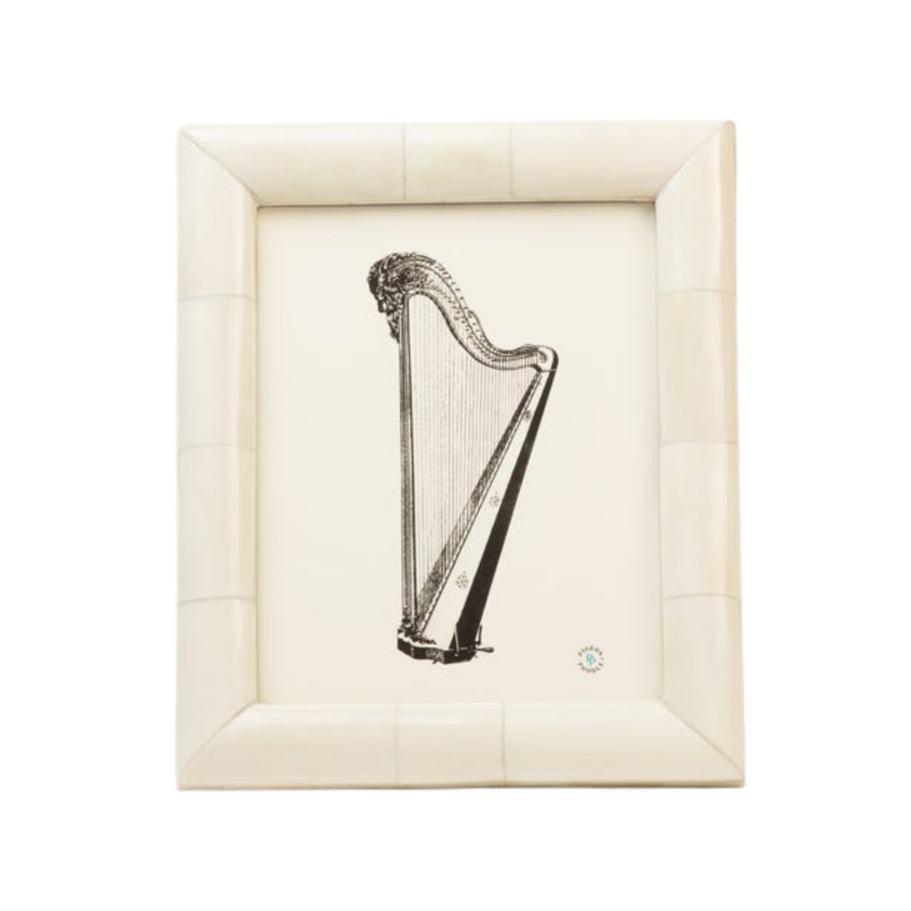 Vannes Natural Bone Beveled Picture Frame - The Well Appointed House