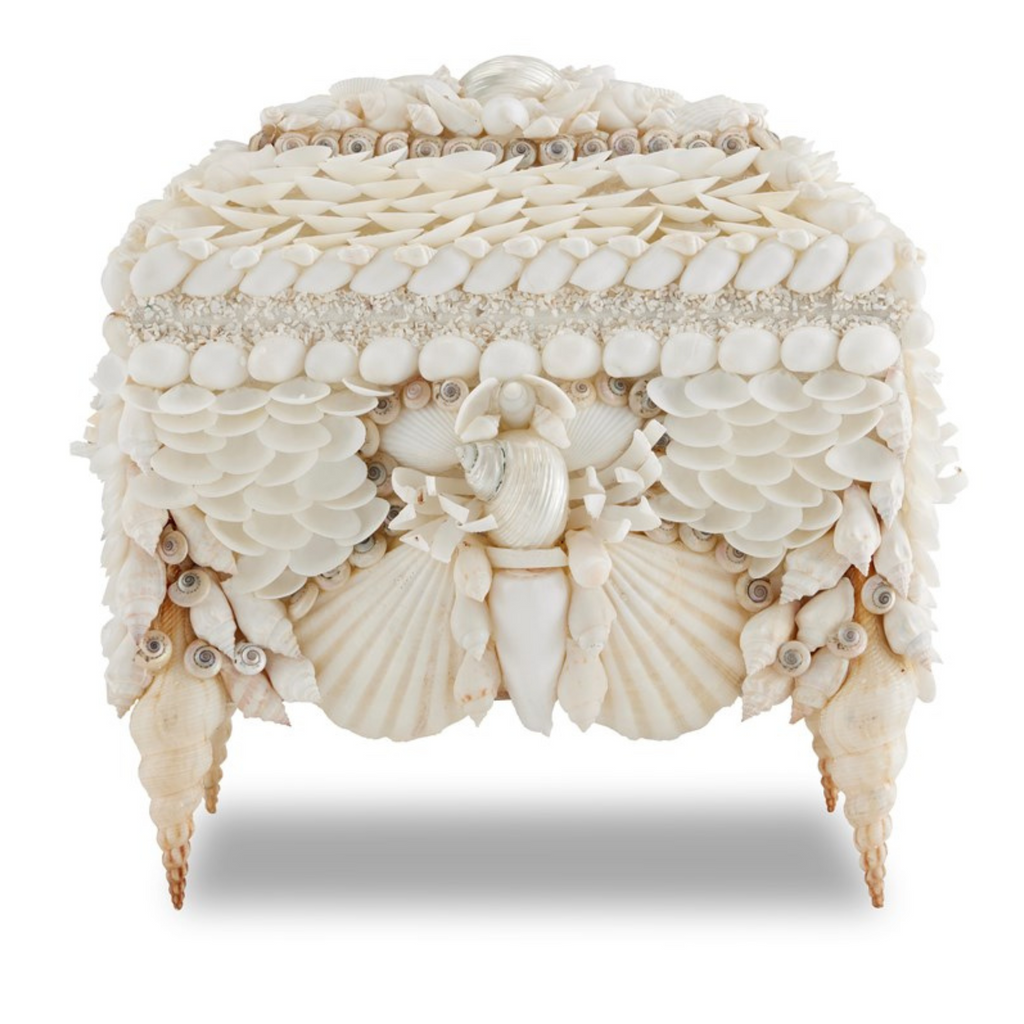Victorian Style Jewelry Shell Box - The Well Appointed House 