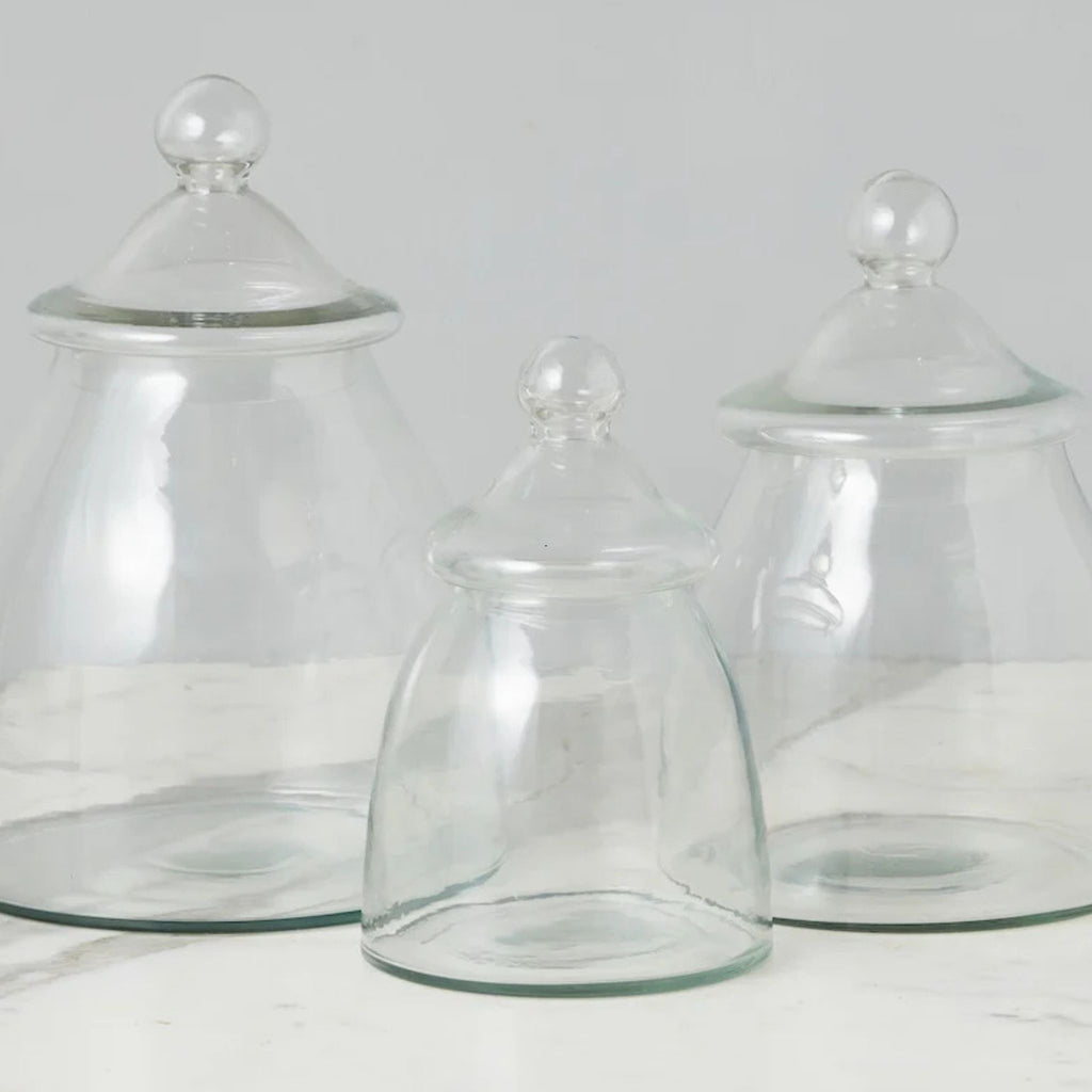 Vintage Glass Bon Bon Jar with Lid - The Well Appointed House