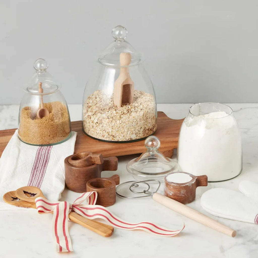 Vintage Glass Bon Bon Jar with Lid - The Well Appointed House