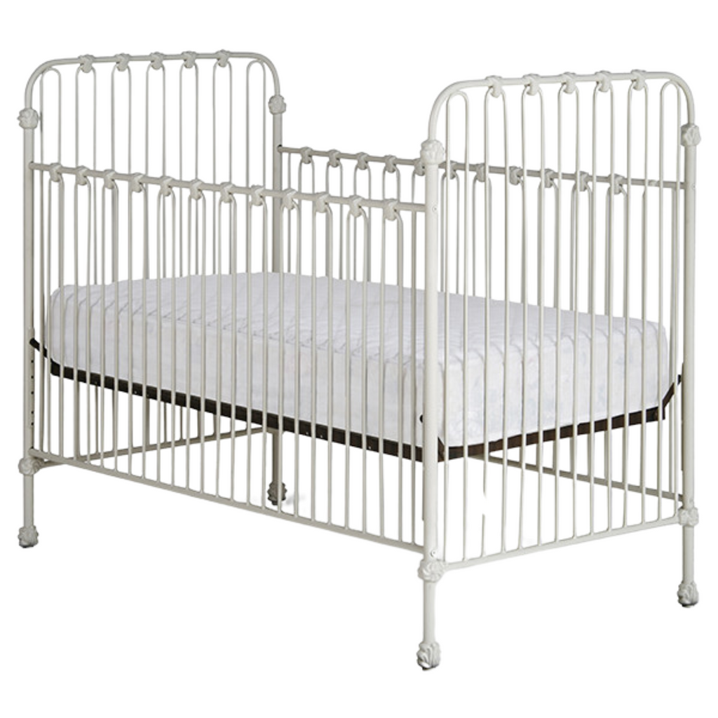 Vintage Design Metal Crib - Available In 4 Finishes - The Well Appointed House