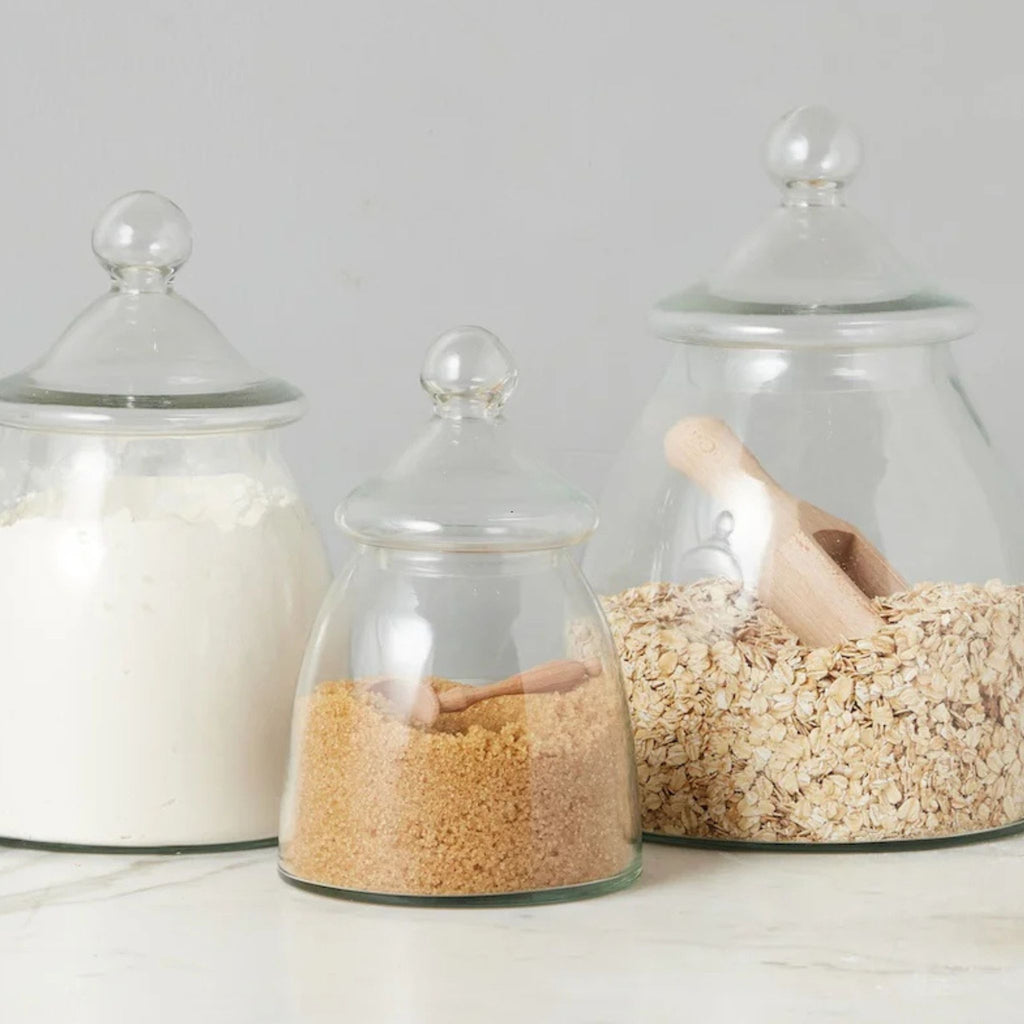 Vintage Glass Bon Bon Jar with Lid - The Well Appointed House