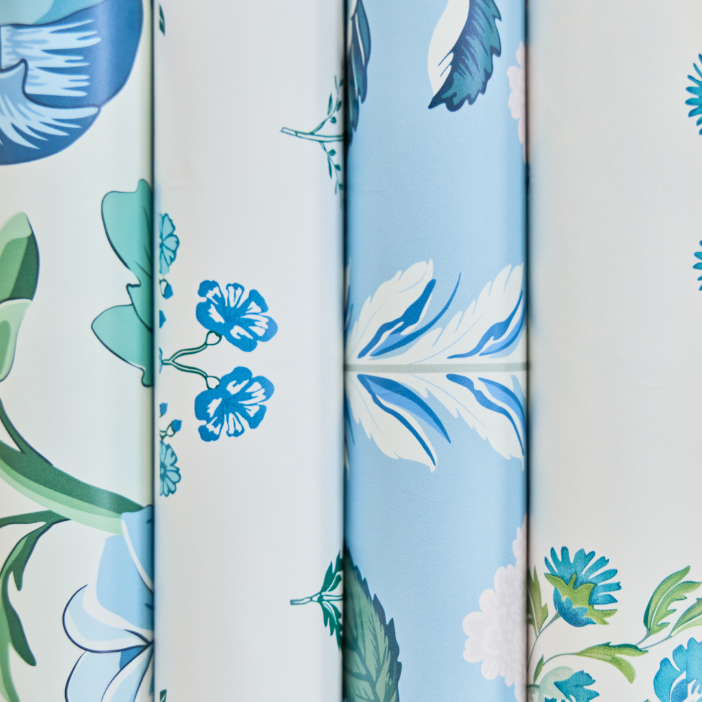 Camellia Crest Wallpaper - The Well Appointed House